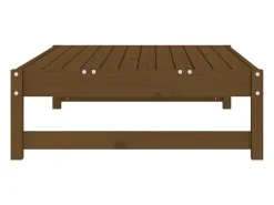 Apoio de pés para jardim 120x80 cm pinho maciço castanho-mel