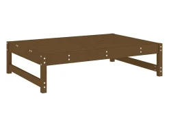 Apoio de pés para jardim 120x80 cm pinho maciço castanho-mel