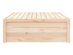 Apoio de pés para jardim 120x80 cm pinho maciço