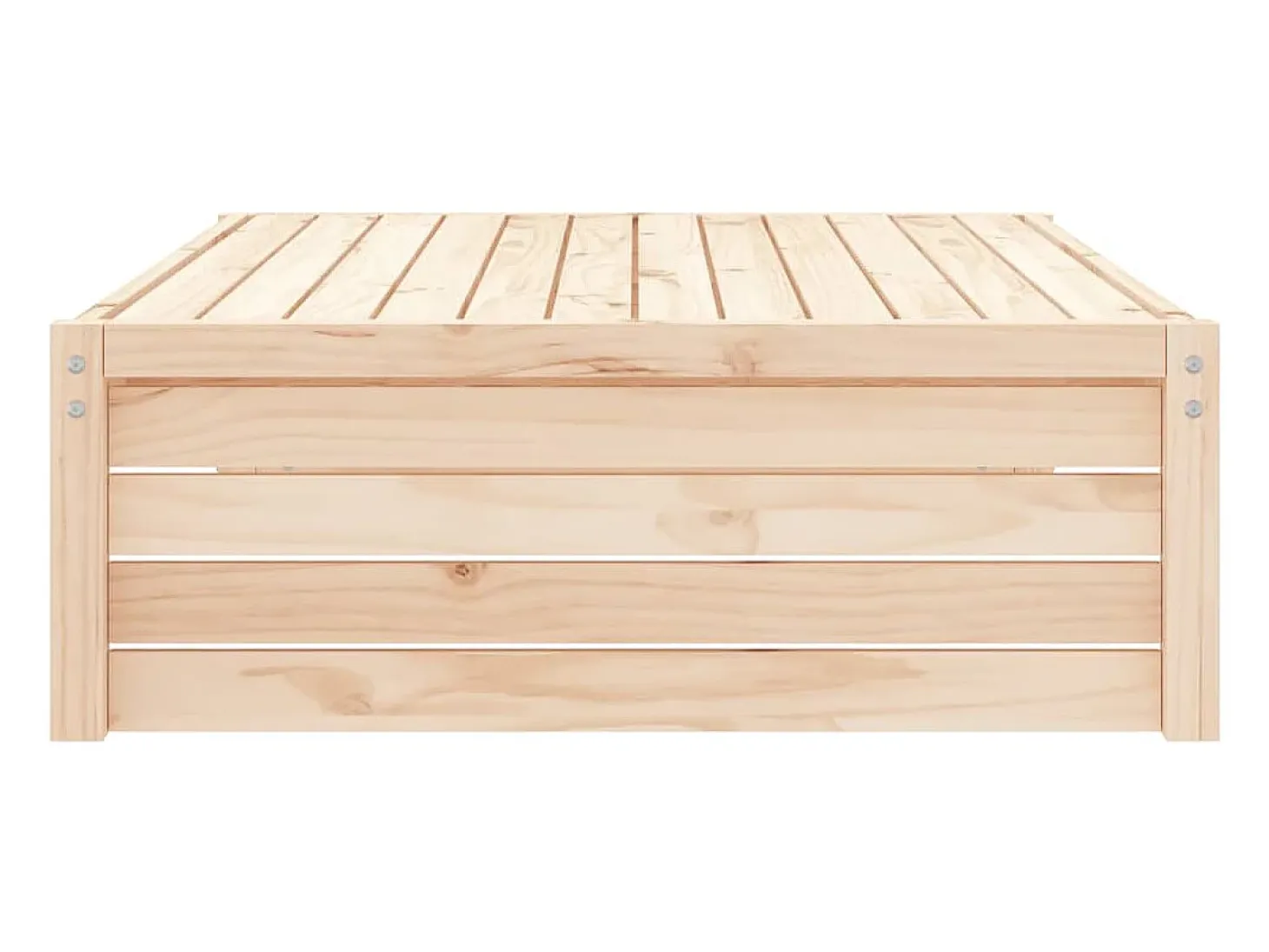 Apoio de pés para jardim 120x80 cm pinho maciço