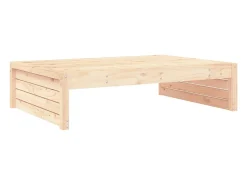 Apoio de pés para jardim 120x80 cm pinho maciço