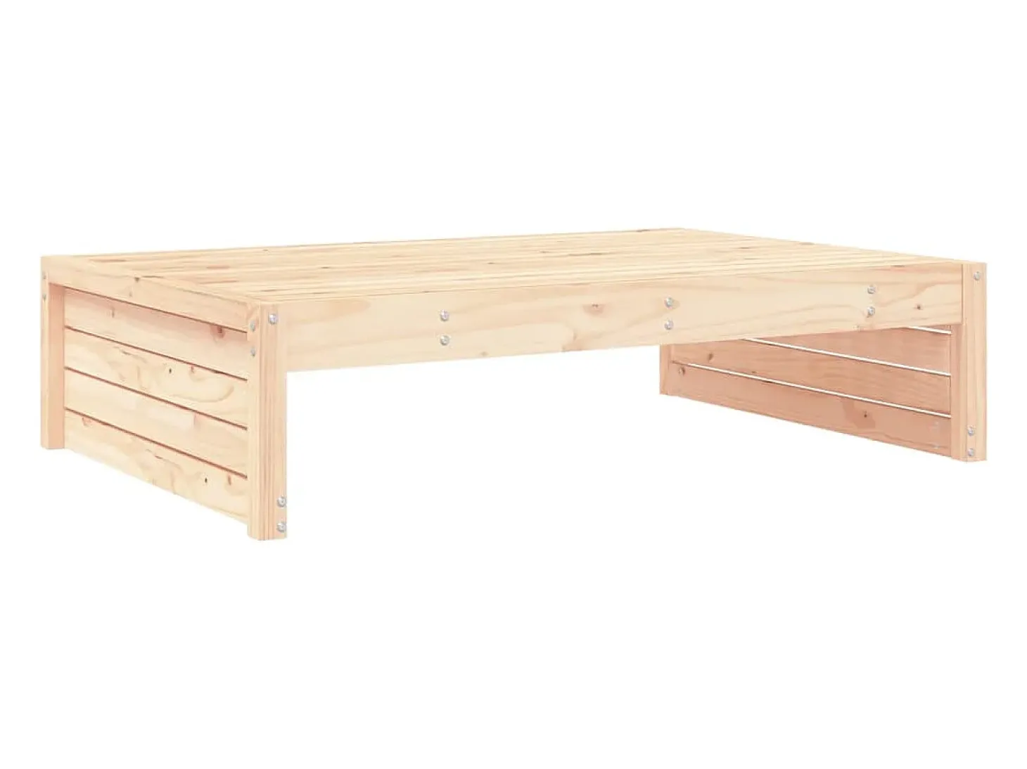 Apoio de pés para jardim 120x80 cm pinho maciço