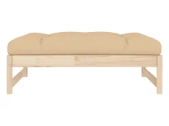 Apoio de pés para jardim 120x80 cm pinho maciço