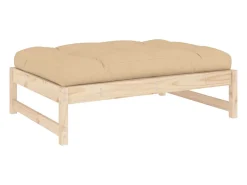 Apoio de pés para jardim 120x80 cm pinho maciço