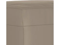 Apoio de pés tecido de microfibra 60x50x41 cinza-acastanhado