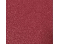 Apoio de pés 70x55x41 cm couro artificial vermelho tinto