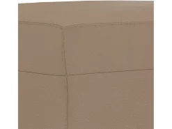 Apoio de pés 70x55x41 cm couro artificial cappuccino