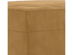 Apoio de pés 70x55x41 cm veludo castanho