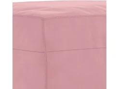 Apoio de pés 60x50x41 cm veludo rosa