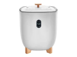 Aquecedor de Toalhas SucceBuy 25 L, Balde Secador de Toalhas para Banheiro, com Tela LED, Regulação de Temperatura e Timer 20/40/60/90 min