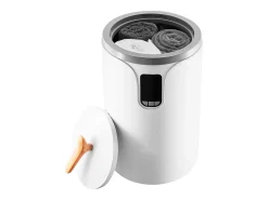 Aquecedor de Toalhas SucceBuy 20 L, Balde Secador de Toalhas para Banheiro Spa, com Tela LED, Regulação de Temperatura, Trava de Segurança