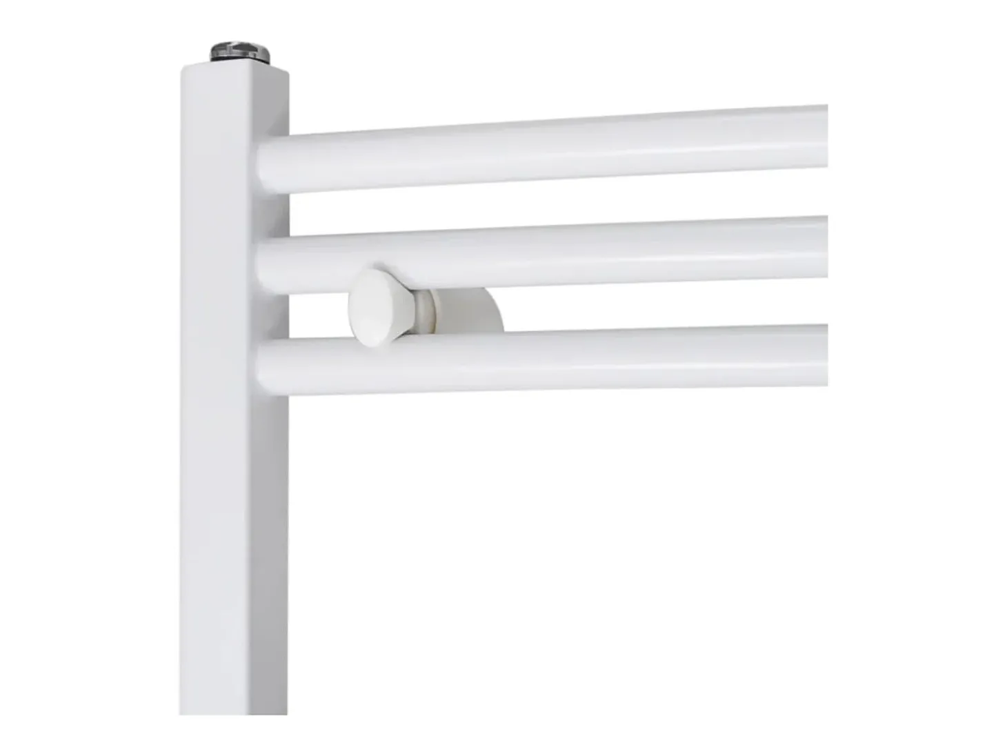 Aquecedor toalhas banheiro curvo 600 x 1160 mm conector lateral e centro