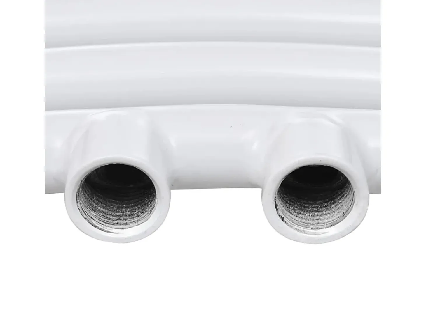 Aquecedor toalhas banheiro curvo 600 x 1160 mm conector lateral e centro