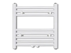 Aquecedor toalhas banheiro curvo 480 x 480 mm conector lateral e centro