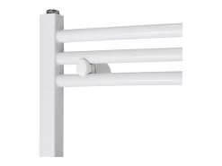 Aquecedor toalhas banheiro curvo 480 x 480 mm conector lateral e centro