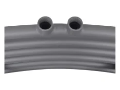Aquecedor toalhas casa de banho curvo 480 x 480 mm cinzento