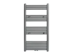 Aquecedor toalhas casa de banho liso 600 x 1160 mm cinza
