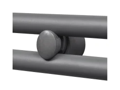 Aquecedor toalhas casa de banho liso 600 x 1160 mm cinza