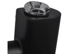Aquecedor toalhas casa de banho curvo 480 x 480 mm preto