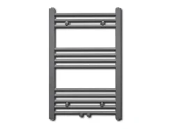 Aquecedor toalhas casa de banho liso 500 x 764 mm cinza