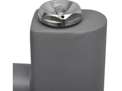 Aquecedor toalhas casa de banho liso 500 x 764 mm cinza