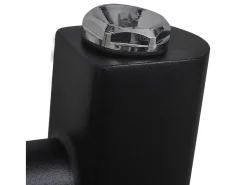 Aquecedor toalhas casa de banho liso 480 x 480 mm preto