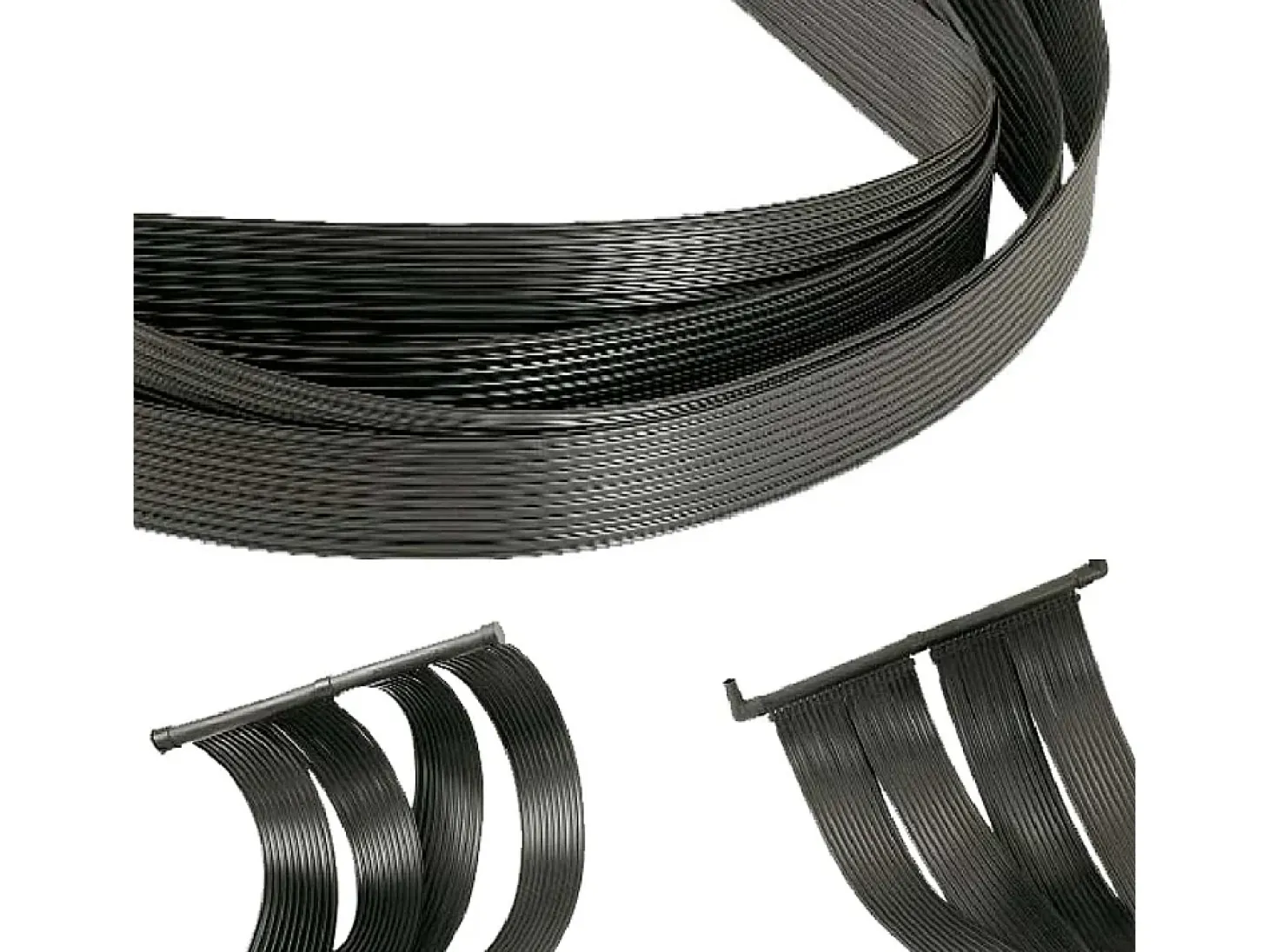 Aquecimento solar preto 600x120x6