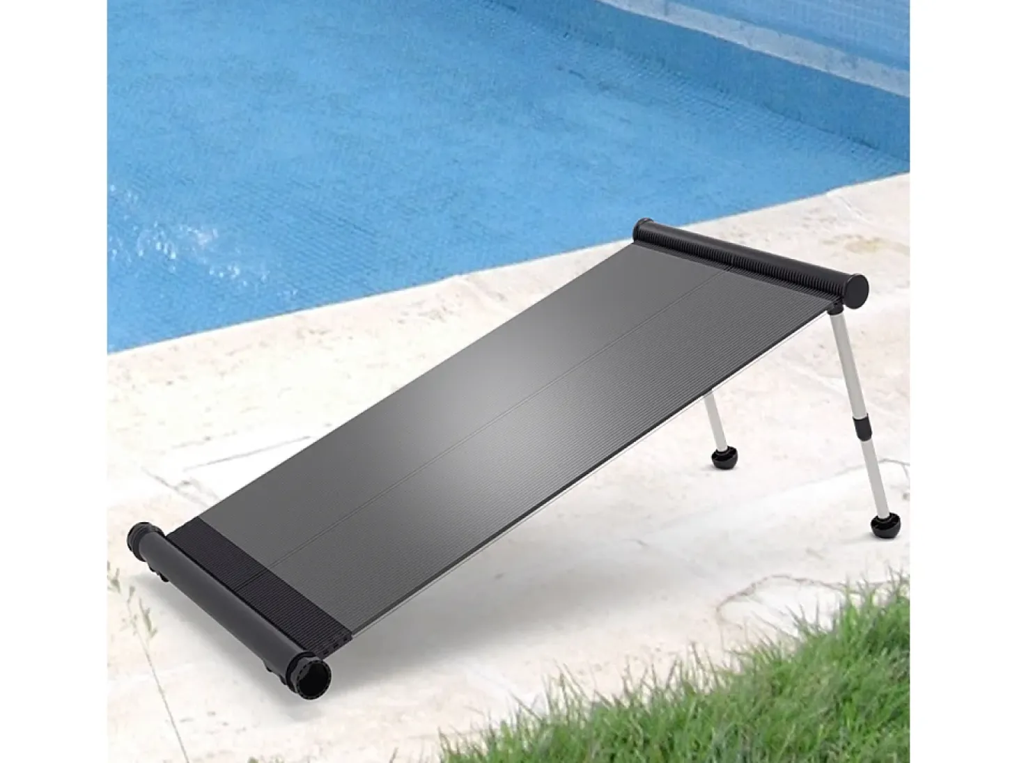 Aquecimento solar preto 61x107x30