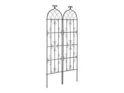 Arame de Jardim SucceBuy em Metal, Lote de 2, 180 x 51 cm, Suporte para Plantas Trepadeiras, Anticorrosivo