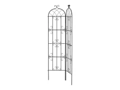 Arame de Jardim SucceBuy em Metal, Lote de 2, 221 x 51 cm, Suporte para Plantas Trepadeiras, Anticorrosivo