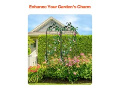 Arame de Jardim SucceBuy em Metal, Lote de 2, 152 x 38 cm, Suporte para Plantas Trepadeiras, Anticorrosivo