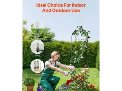 Arame de Jardim SucceBuy em Metal, Lote de 2, 152 x 38 cm, Suporte para Plantas Trepadeiras, Anticorrosivo