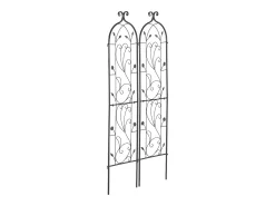 Arame de Jardim SucceBuy em Metal, Lote de 2, 152 x 38 cm, Suporte para Plantas Trepadeiras, Anticorrosivo