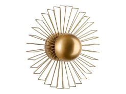 Arandela de arame em metal - Dourado - P. 18 x D.45 cm - ZYMA