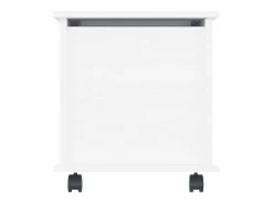 Arca arrumação c/ rodas ALTA 73x39,5x43 cm pinho maciço branco