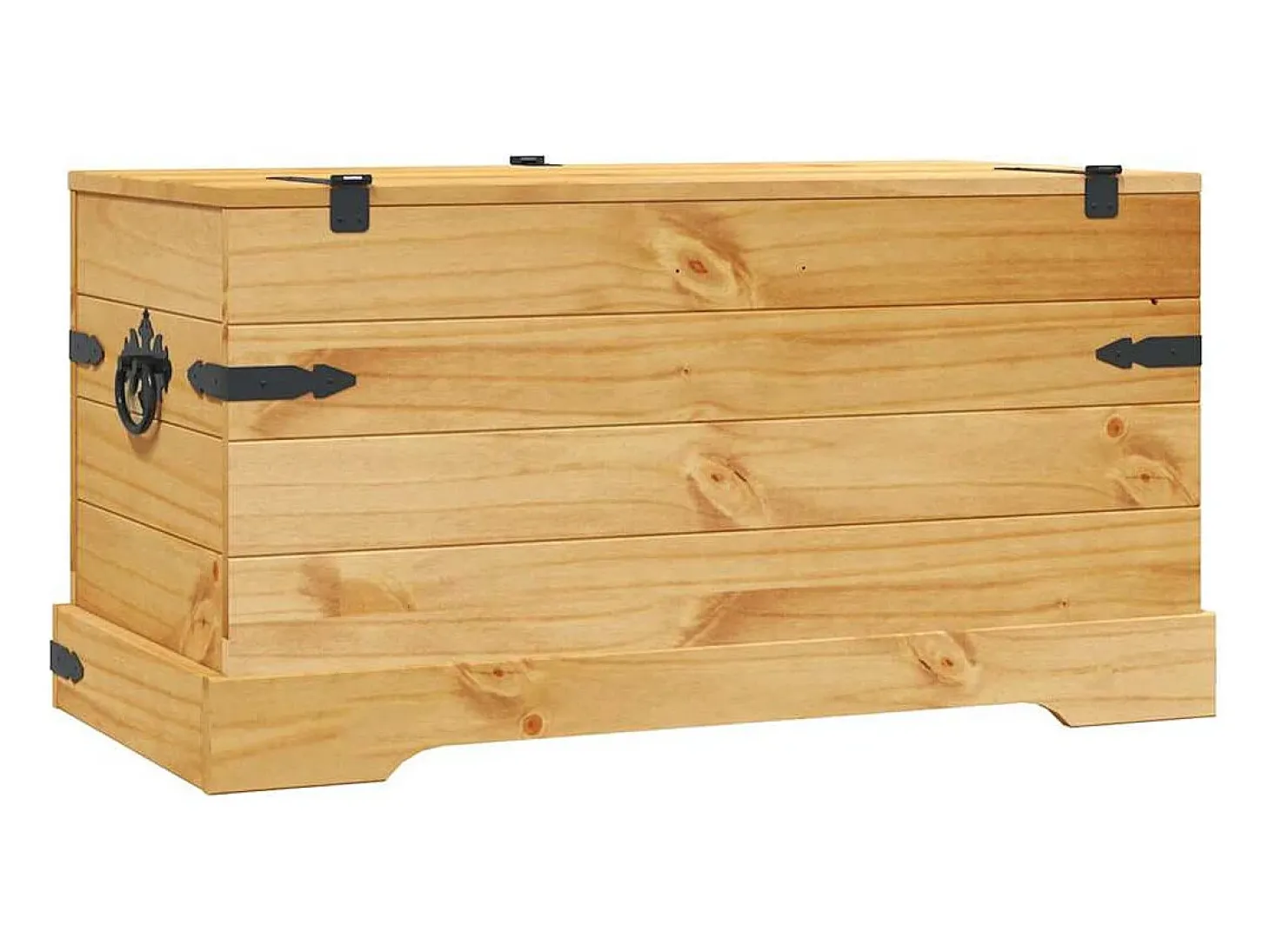 Arca de arrumação Corona Range em pinho mexicano 91x49,5x47 cm