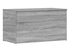 Arca de arrumação 84x42x46 cm derivados madeira cinzento sonoma