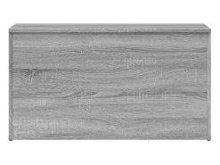 Arca de arrumação 84x42x46 cm derivados madeira cinzento sonoma