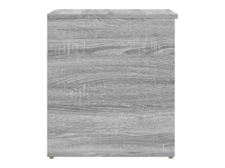 Arca de arrumação 84x42x46 cm derivados madeira cinzento sonoma