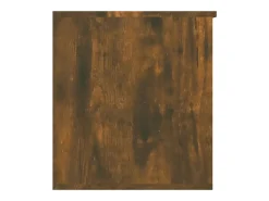 Arca de arrumação 84x42x46 cm derivados madeira carvalho fumado
