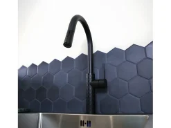 Architek Misturadora de lavatório com chuveiro extraível preto Essebagno