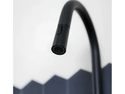 Architek Misturadora de lavatório com chuveiro extraível preto Essebagno