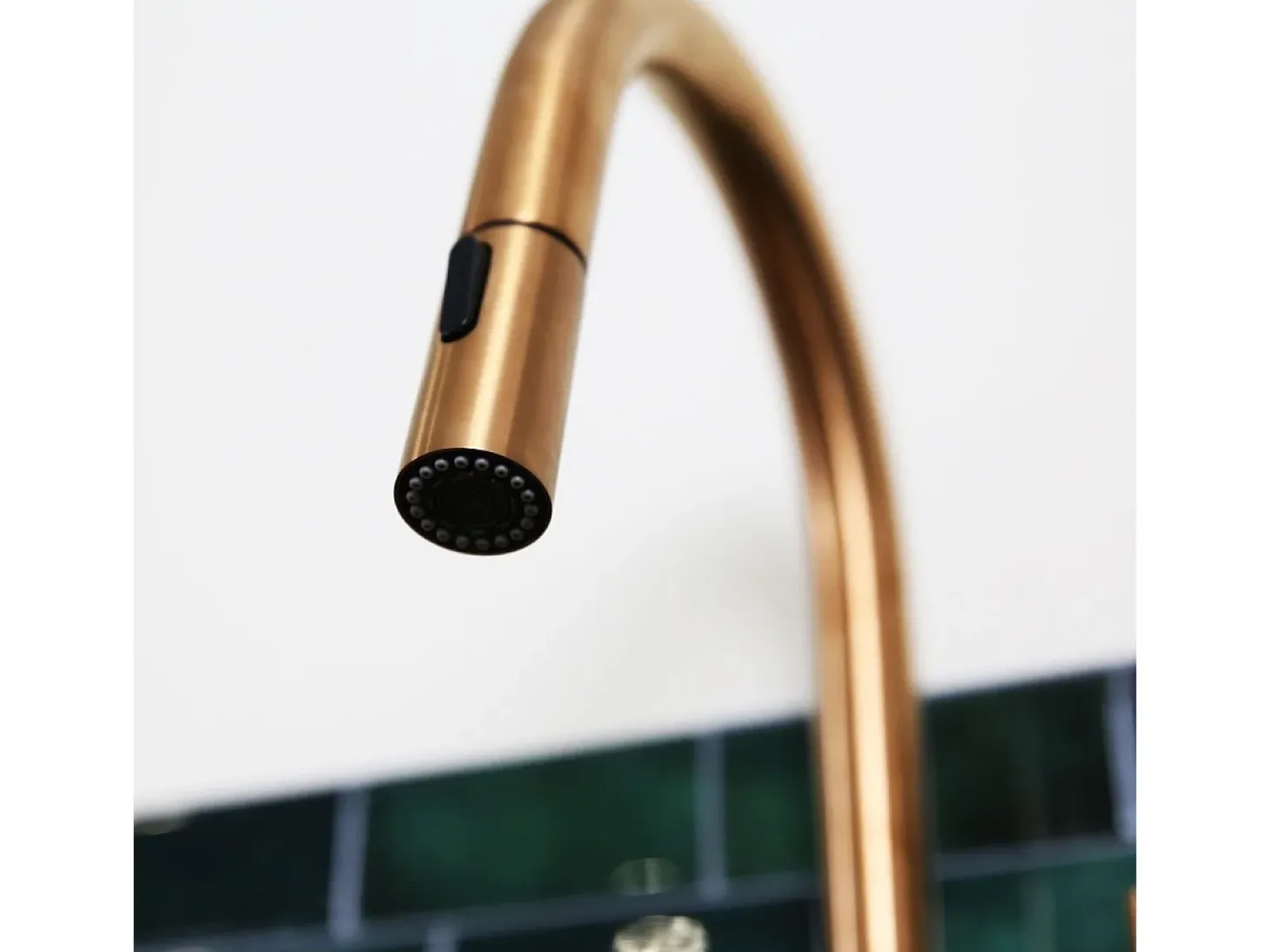 Architek Misturadora de lavatório com chuveiro extraível cobre escovado Essebagno