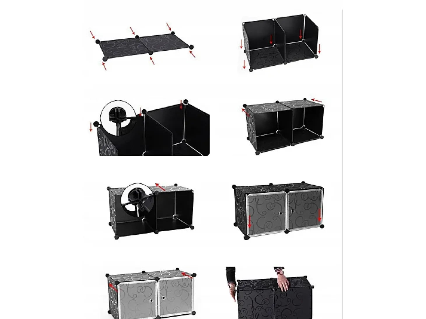 ARMARIO MODULAR GRANDE ESTANTE PARA BRINQUEDOS GUARDA-ROUPA PARA CRIANÇAS CAPAZ COLORIDO