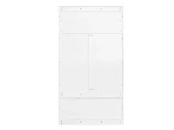 Armário / Móvel de corredor com 2 portas e cabide - 101,5 x 47 x 183 cm - Aglomerado - Branco