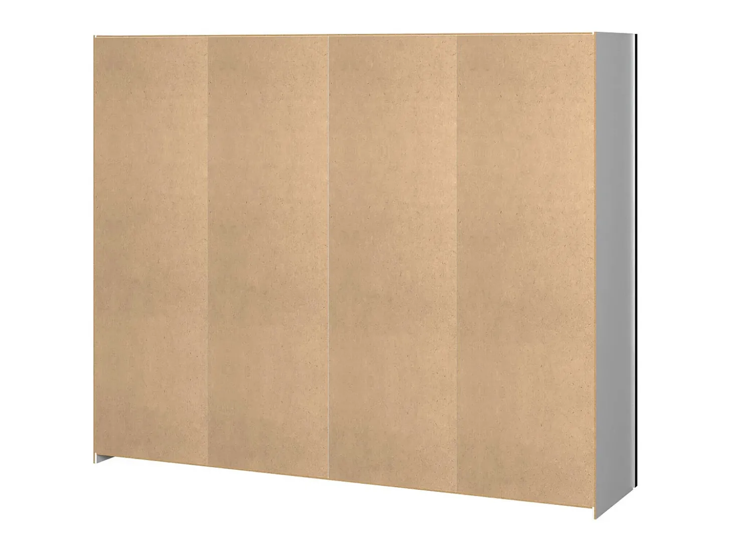 Armário Acerno de 2 portas, Móveis de quarto, Armário, Armário, 243x64 h202 cm, Branco