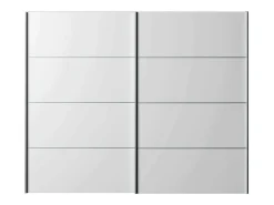 Armário Acerno de 2 portas, Móveis de quarto, Armário, Armário, 243x64 h202 cm, Branco