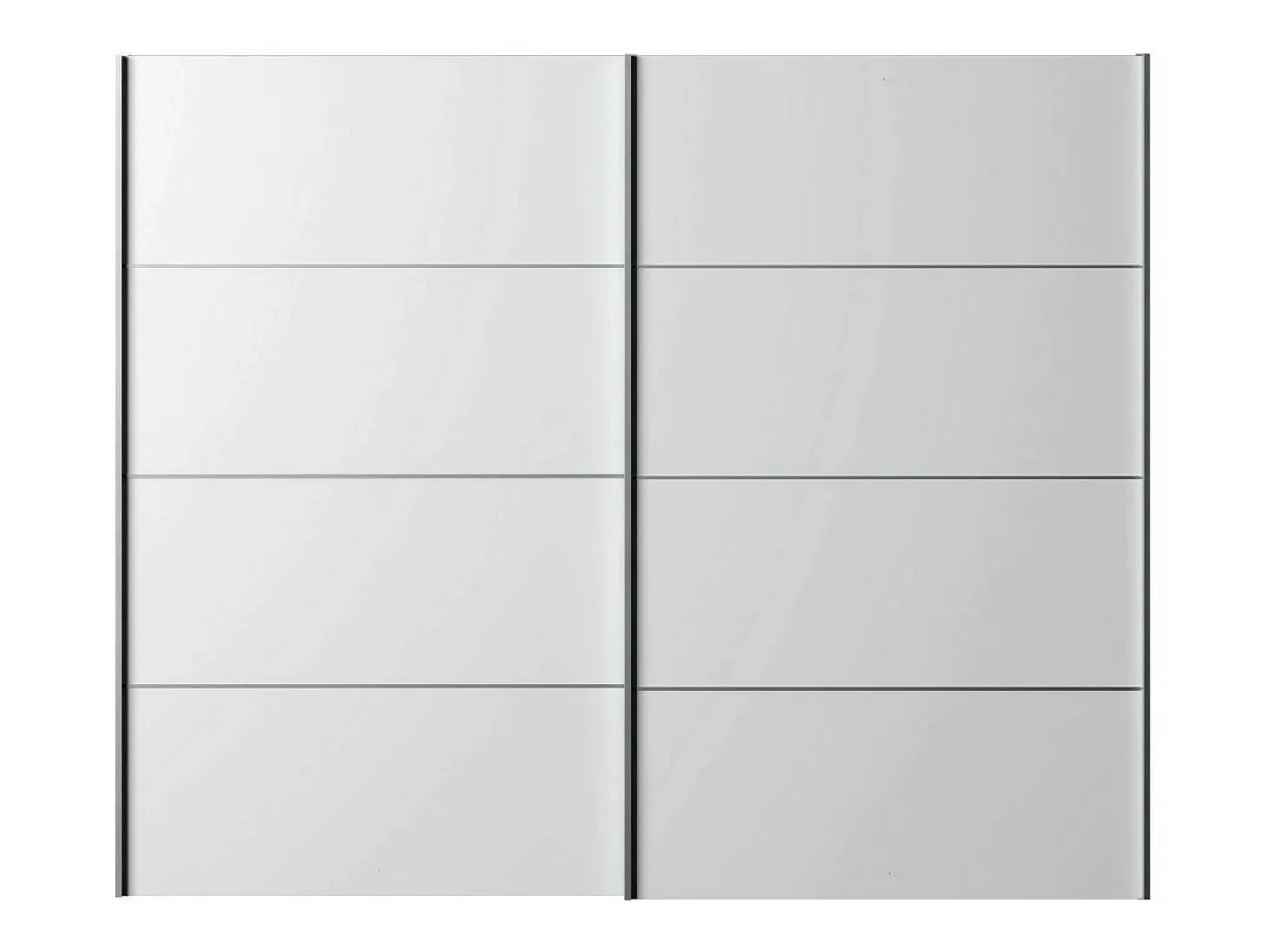 Armário Acerno de 2 portas, Móveis de quarto, Armário, Armário, 243x64 h202 cm, Branco