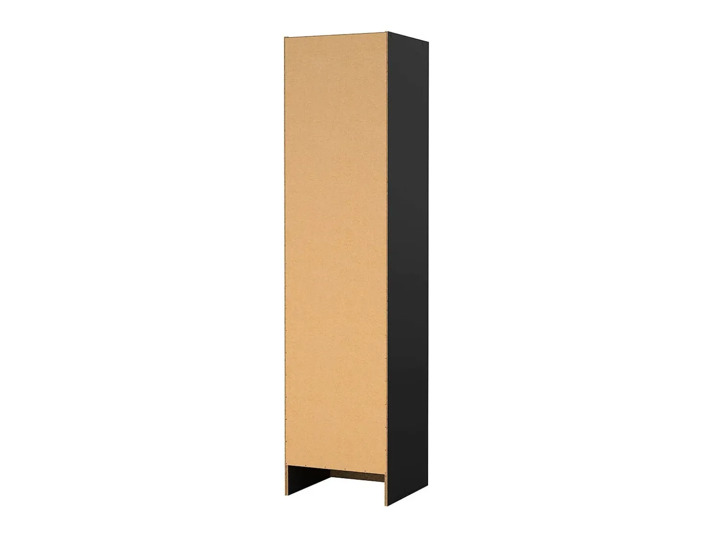 Armário Airone grande, mobiliário de quarto, roupeiro, roupeiro, 49x47 h200 cm, preto