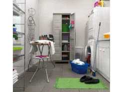 Armário arrumação Excellence 182cm bege/cinzento-acastanhado